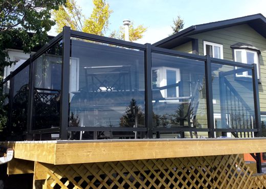 Tinted Glass Railing Kenora